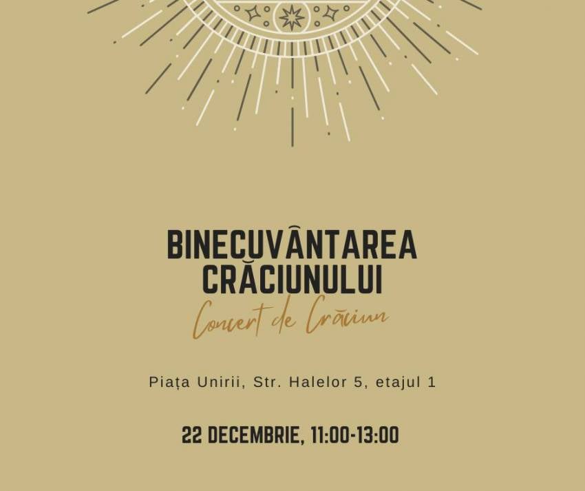 Concert de Crăciun la Biserica 365 Bucureşti