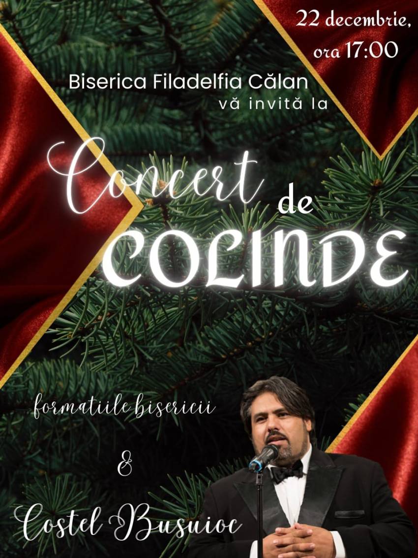Concert de colinde cu Costel Busuioc 