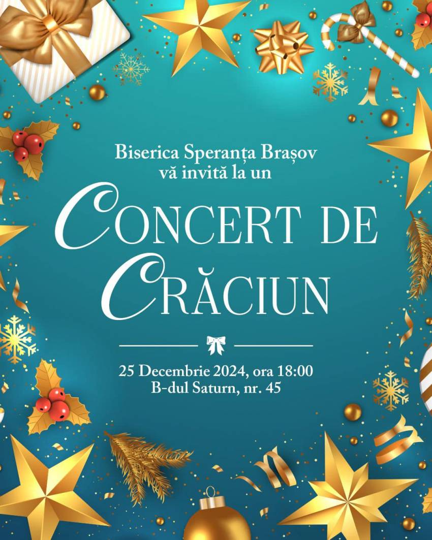 Concert de Crăciun la Biserica Speranța Brașov